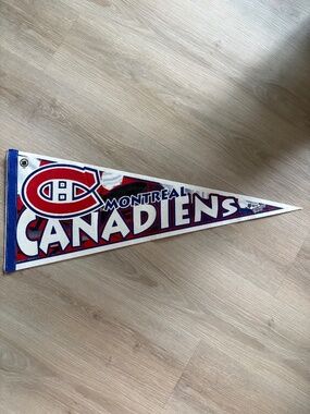 Vintage authentic NHL pennant - canadiens